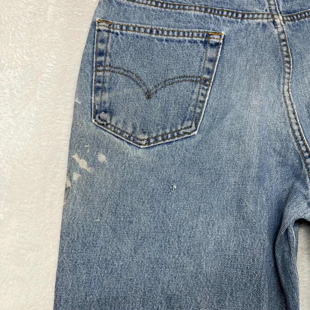 Vintage Levi's 550 Relaxed Fit Jeans Men's Blue Denim Straight Zip Fly - 34X33‎